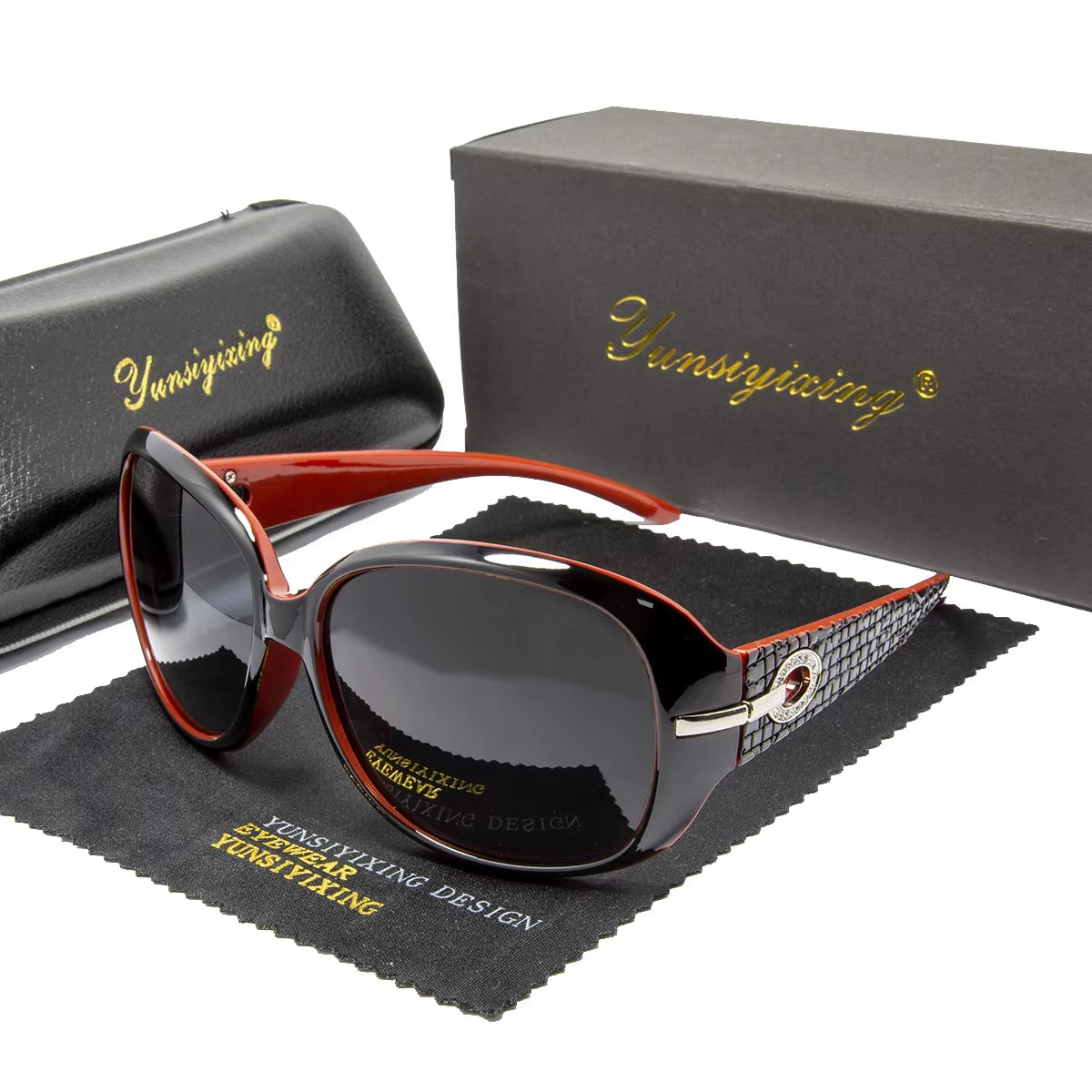 YSYX Polarized Women'S Sunglasses Brand Designer Sun Glasses Fashion Classic Big Frame Glass Female Vintage Oculos De Sol ST2012