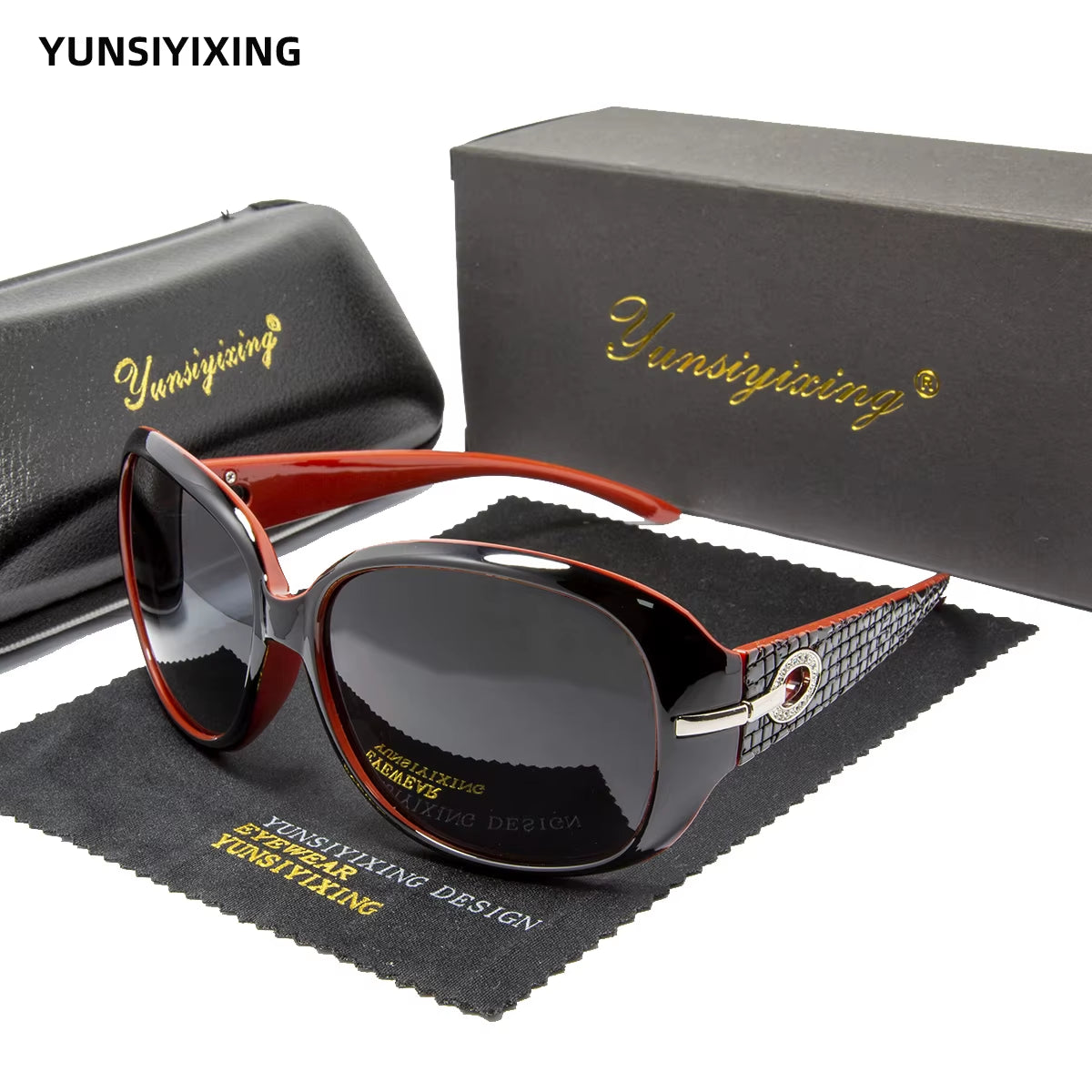 YSYX Polarized Women'S Sunglasses Brand Designer Sun Glasses Fashion Classic Big Frame Glass Female Vintage Oculos De Sol ST2012