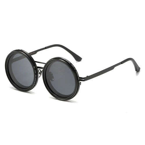 9Gears ND Adjustable Sunglasses UV400 Fishing Shades round Polarized Adjustable Tint Dimming Sunglasses with Built-In ND Filter