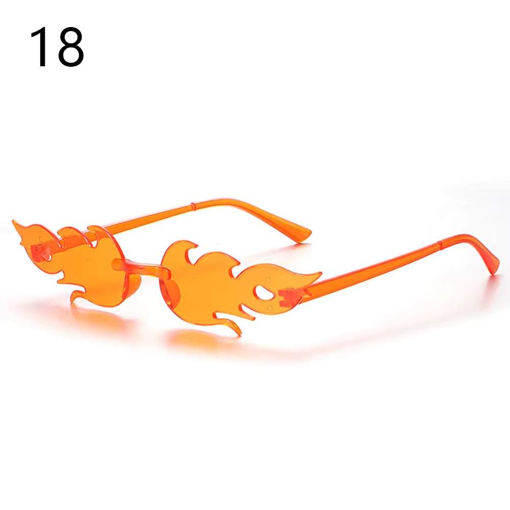 Diamond Shape Rimless True Film Sun Glasses Gafas UV400 Trending Narrow Eyewear Streetwear Okulary Sunglasses Women Oculos